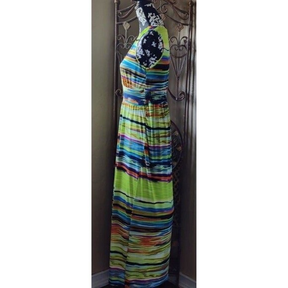 Mlle Gabrielle Sleeveless Maxi Dress Size M - Picture 10 of 12